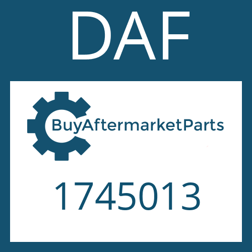 DAF 1745013 - TAPPET SWITCH