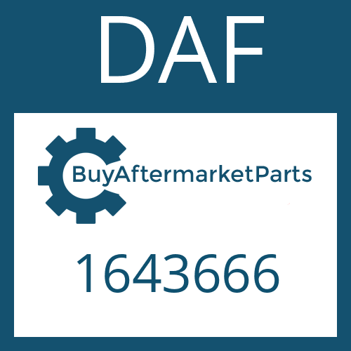 DAF 1643666 - HEAT EXCHANGER
