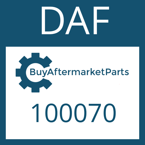 DAF 100070 - Part