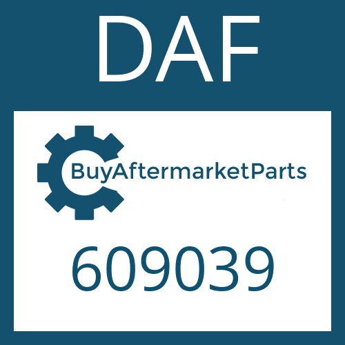 DAF 609039 - Part