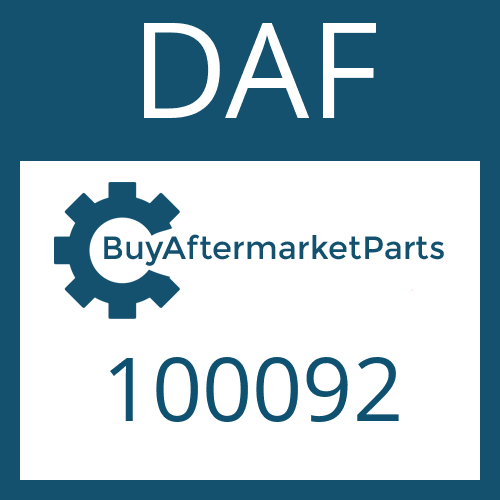 DAF 100092 - Part