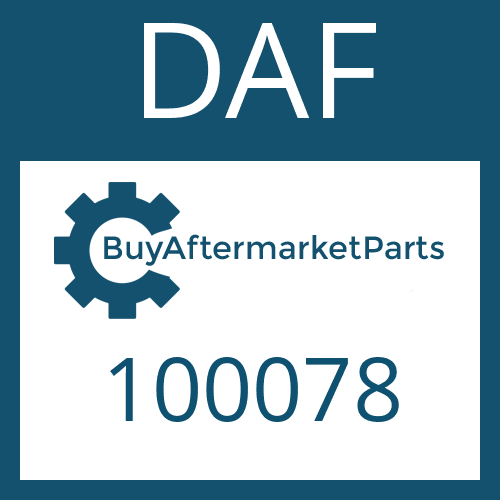 DAF 100078 - Part