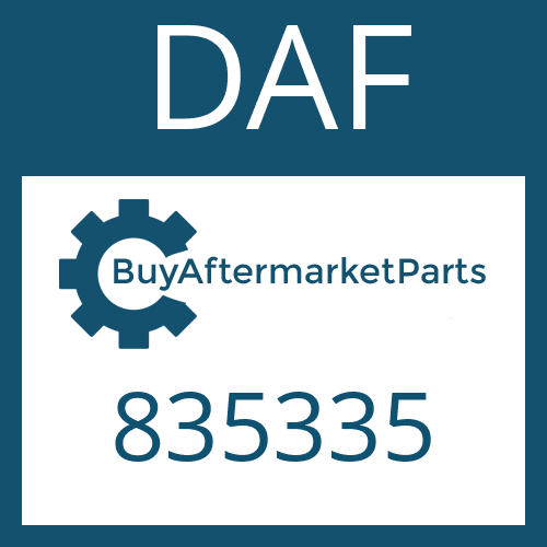 DAF 835335 - INPUT FLANGE