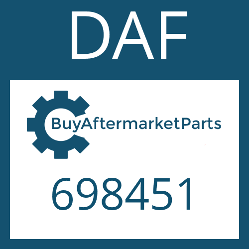 DAF 698451 - Part