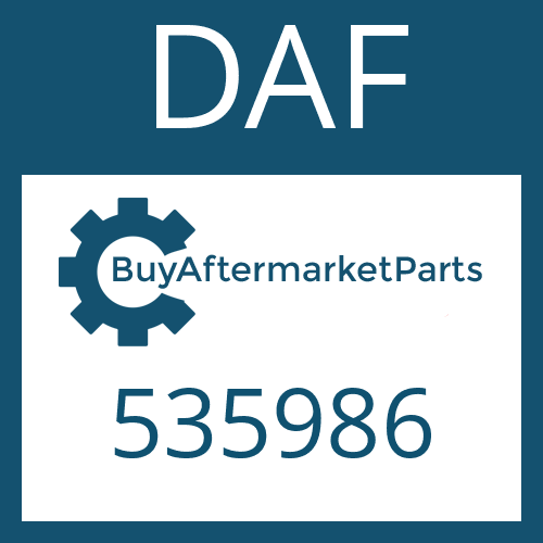 DAF 535986 - Part