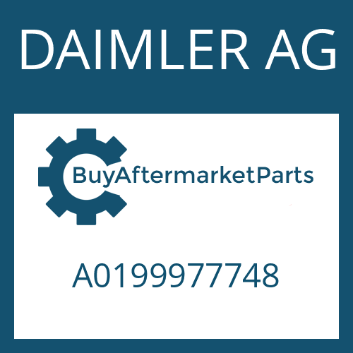 A0199977748 DAIMLER AG RECTANGULAR RING