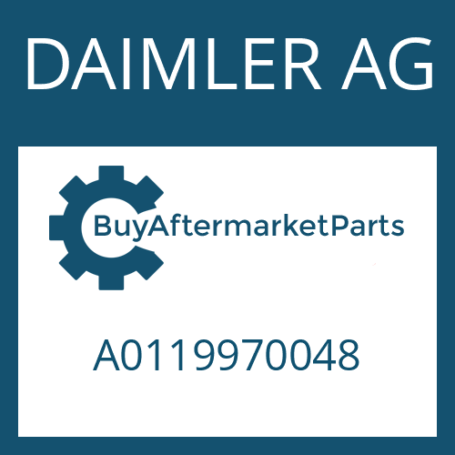 DAIMLER AG A0119970048 - Part
