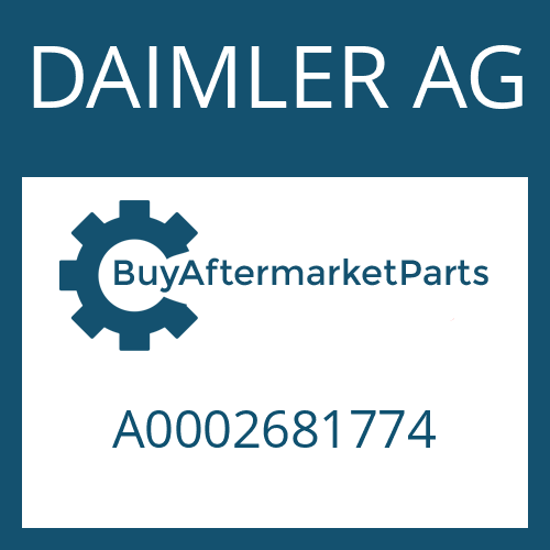 A0002681774 DAIMLER AG Part