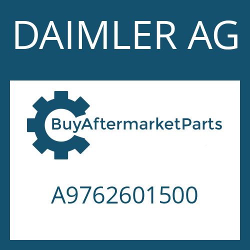 DAIMLER AG A9762601500 - Part
