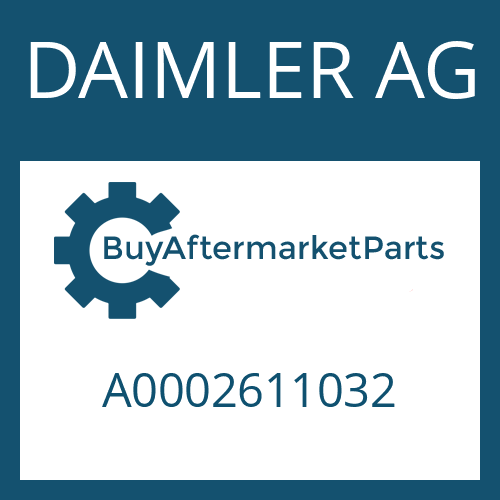 A0002611032 DAIMLER AG Part