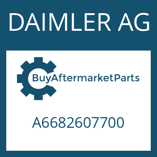 DAIMLER AG A6682607700 - Part