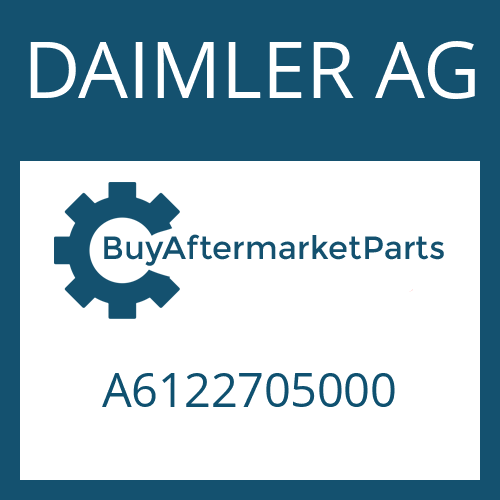 DAIMLER AG A6122705000 - Part