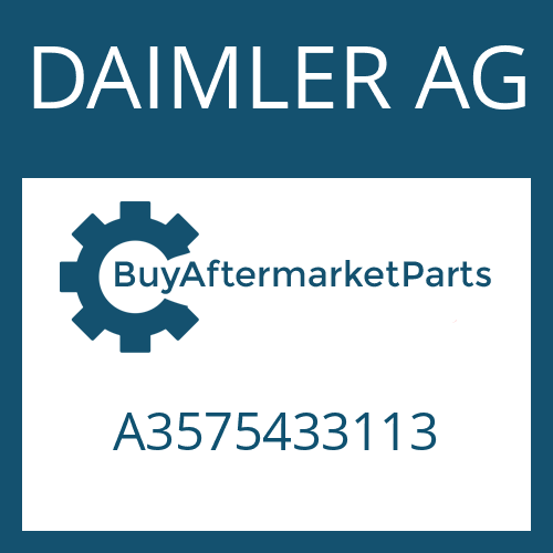 DAIMLER AG A3575433113 - Part