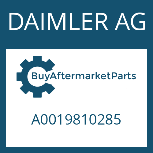 DAIMLER AG A0019810285 - Part