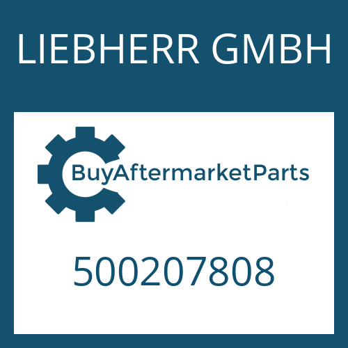 LIEBHERR GMBH 500207808 - Part