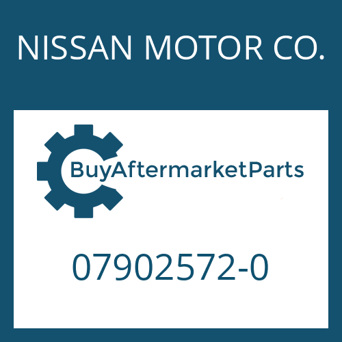07902572-0 NISSAN MOTOR CO. BALL JOINT