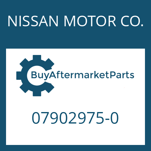 NISSAN MOTOR CO. 07902975-0 - WASHER