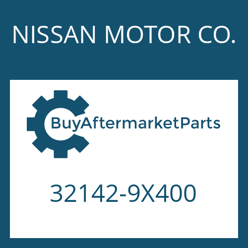 NISSAN MOTOR CO. 32142-9X400 - COVER