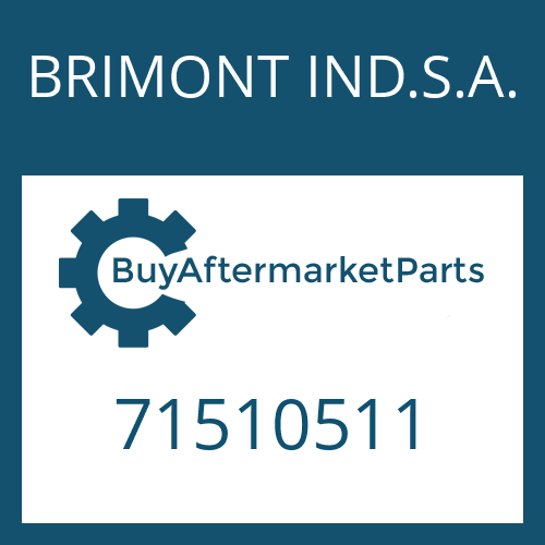 BRIMONT IND.S.A. 71510511 - FLANGE