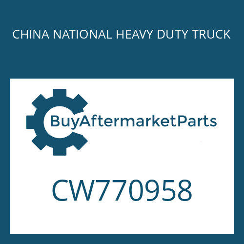CHINA NATIONAL HEAVY DUTY TRUCK CW770958 - CABLE