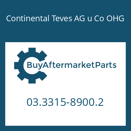 Continental Teves AG u Co OHG 03.3315-8900.2 - COMPRESSION SPRING