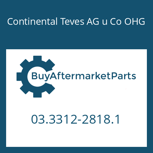 Continental Teves AG u Co OHG 03.3312-2818.1 - PISTON