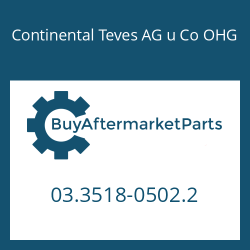 Continental Teves AG u Co OHG 03.3518-0502.2 - VENT VALVE