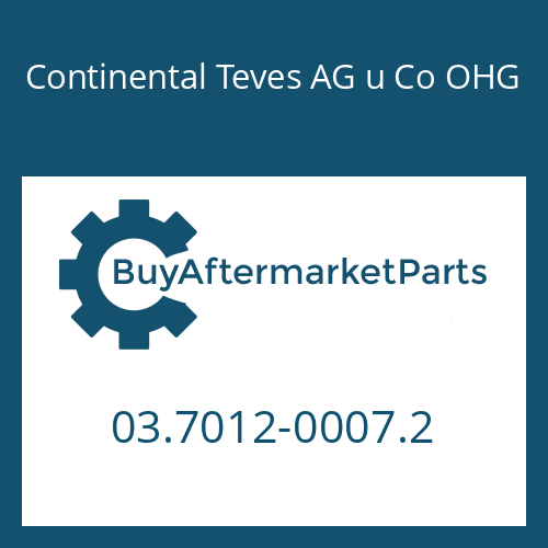 Continental Teves AG u Co OHG 03.7012-0007.2 - ACCUMULATOR