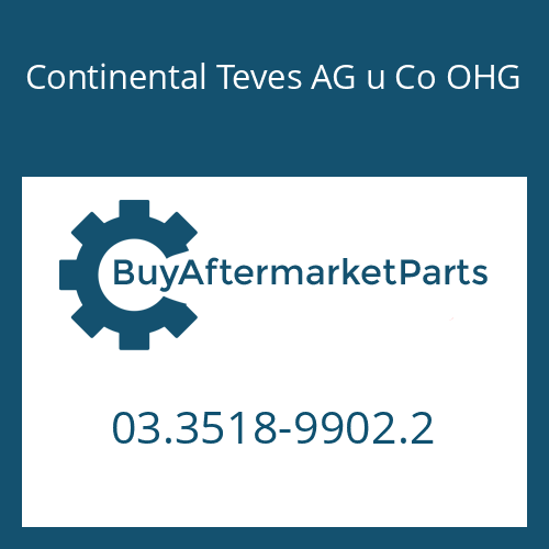 Continental Teves AG u Co OHG 03.3518-9902.2 - VENT VALVE