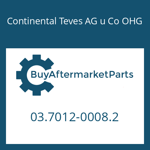 03.7012-0008.2 Continental Teves AG u Co OHG 2-CIRC.CYLINDER