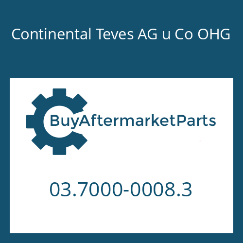 Continental Teves AG u Co OHG 03.7000-0008.3 - DISC BRAKE