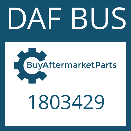 DAF BUS 1803429 - GASKET