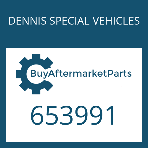 DENNIS SPECIAL VEHICLES 653991 - ECOMAT