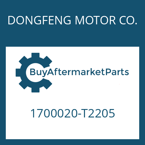1700020-T2205 DONGFENG MOTOR CO. 9 S 1820 TD