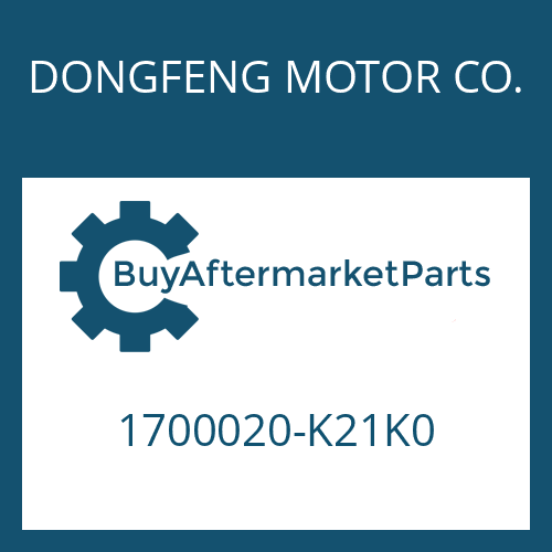 DONGFENG MOTOR CO. 1700020-K21K0 - 16 S 2235 TD