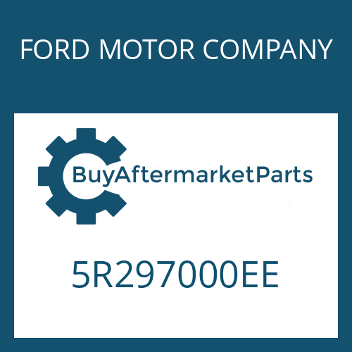 FORD MOTOR COMPANY 5R297000EE - 6 HP 26 SW