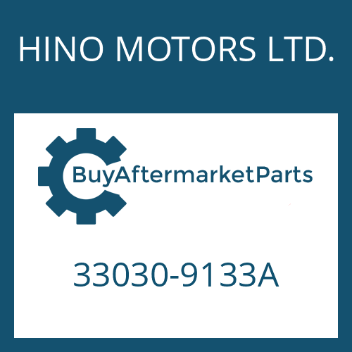 HINO MOTORS LTD. 33030-9133A - 16 S 151