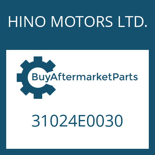 HINO MOTORS LTD. 31024E0030 - CLUTCH RELEASE DEVICE