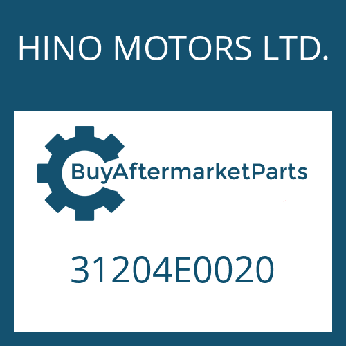 HINO MOTORS LTD. 31204E0020 - CLUTCH RELEASE DEVICE