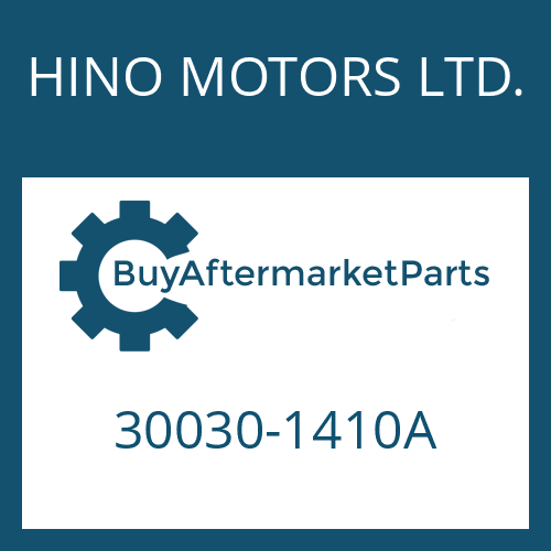 HINO MOTORS LTD. 30030-1410A - 16 S 221