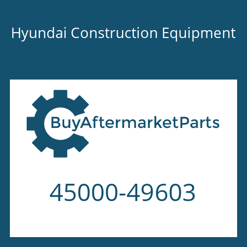 Hyundai Construction Equipment 45000-49603 - 6 HP 19 SW