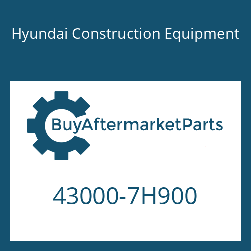 Hyundai Construction Equipment 43000-7H900 - 16 S 151