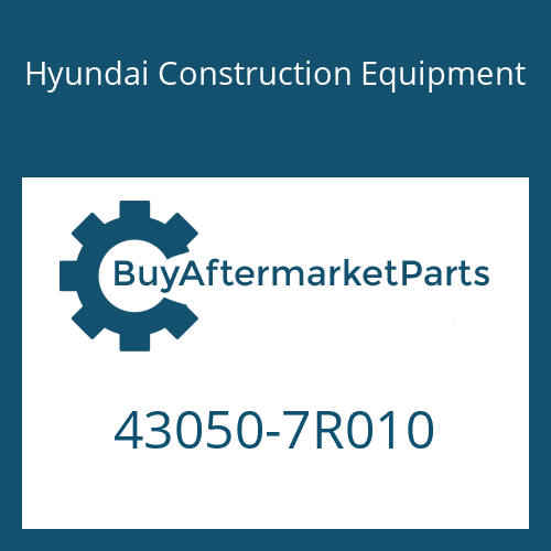 Hyundai Construction Equipment 43050-7R010 - 12 AS 2545 TD