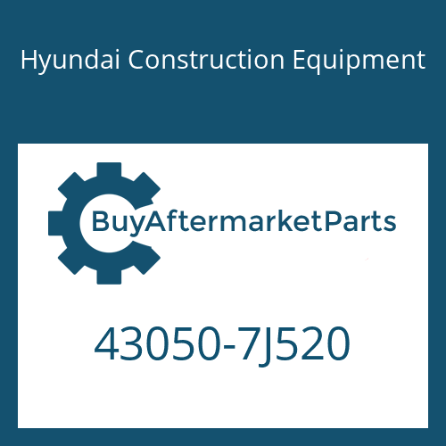 Hyundai Construction Equipment 43050-7J520 - 12 AS 2330 TD