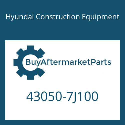 Hyundai Construction Equipment 43050-7J100 - 12 AS 2330 TD