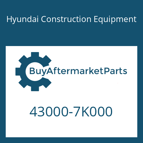 Hyundai Construction Equipment 43000-7K000 - 16 S 2330 TD