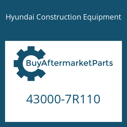 Hyundai Construction Equipment 43000-7R110 - 16 S 2235 TD