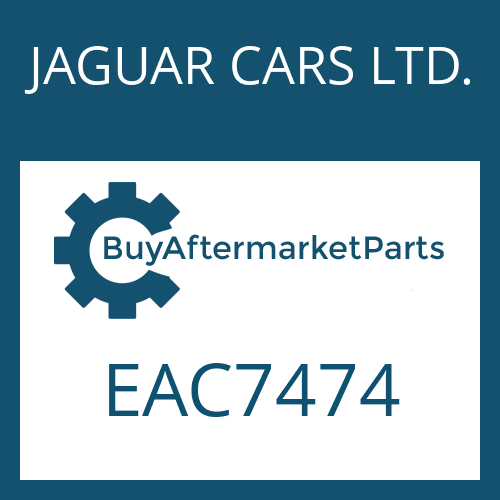 JAGUAR CARS LTD. EAC7474 - 4 HP 22