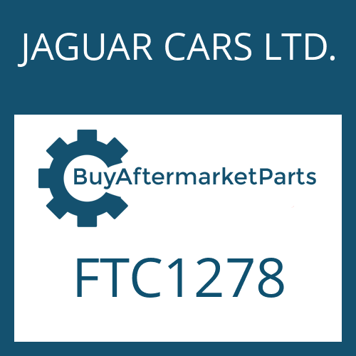 JAGUAR CARS LTD. FTC1278 - 4 HP 22