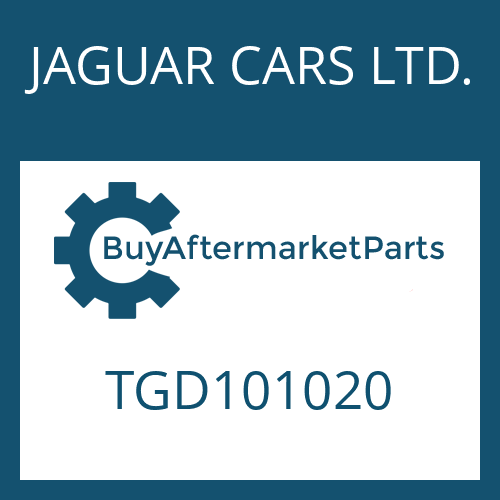 JAGUAR CARS LTD. TGD101020 - 4 HP 24